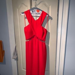 Mignon red gown